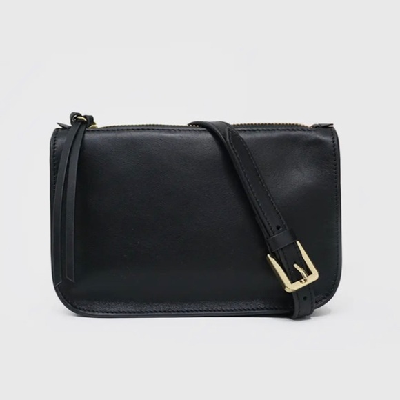 Quince 100% Italian Nappa Leather Belt Bag, Black - Picture 3 of 5